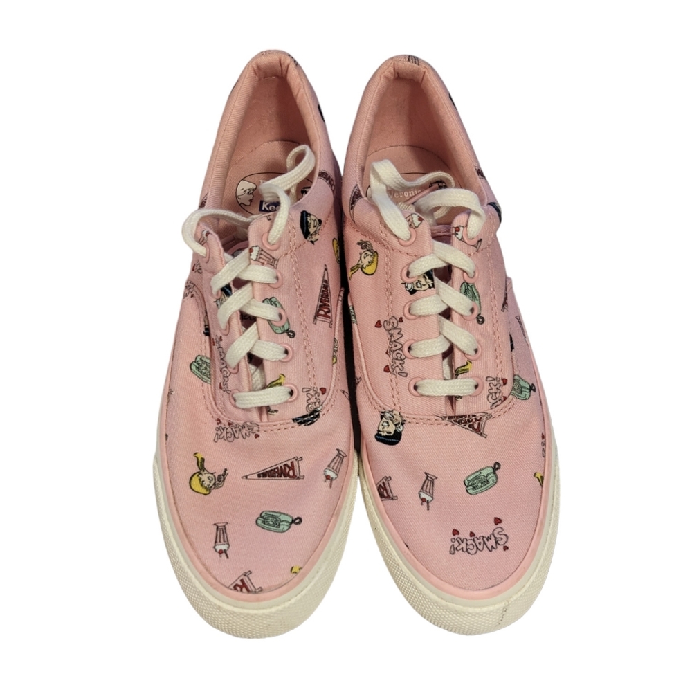 Riverdale Betty & Veronica x Less pale pink low-top sneakers Archie comics